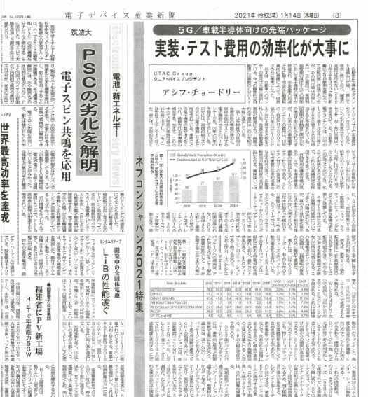 5G and Automotive Advanced Packaging Sangyo Times